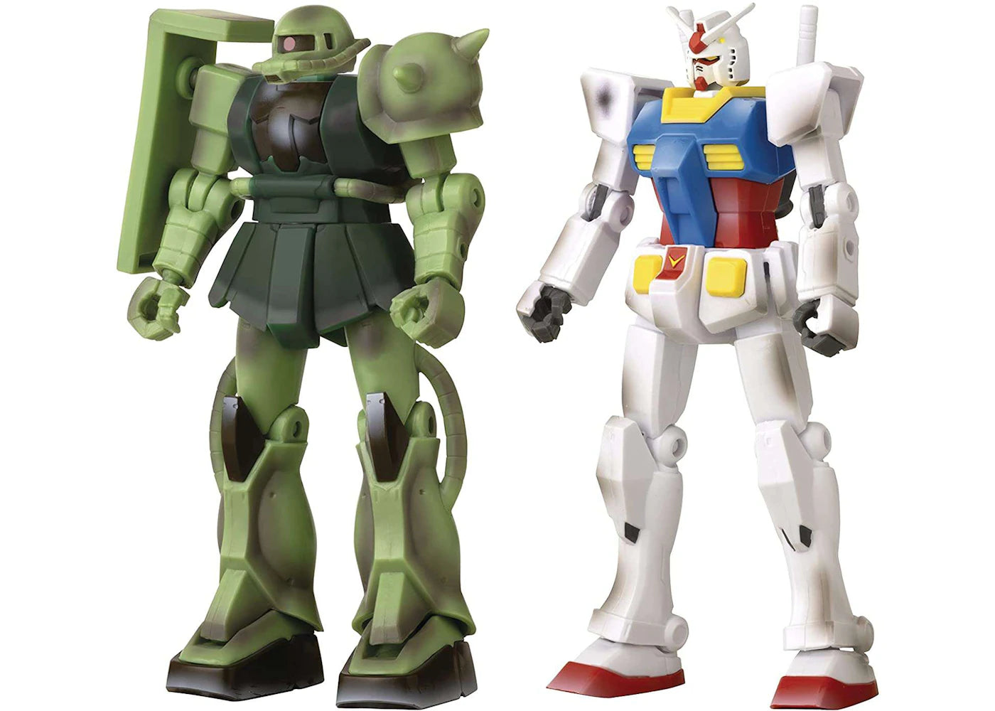 Bandai America Gundam Infinity RX-78 & Zaku Epic Battle 2021 Comic Con Exclusive Action Figure 2-Pack
