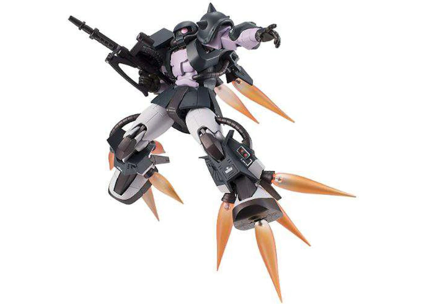 Bandai America Gundam Robot Spirits MS-06R-1A Zaku II Black Tri Stars A.N.I.M.E Version Action Figure