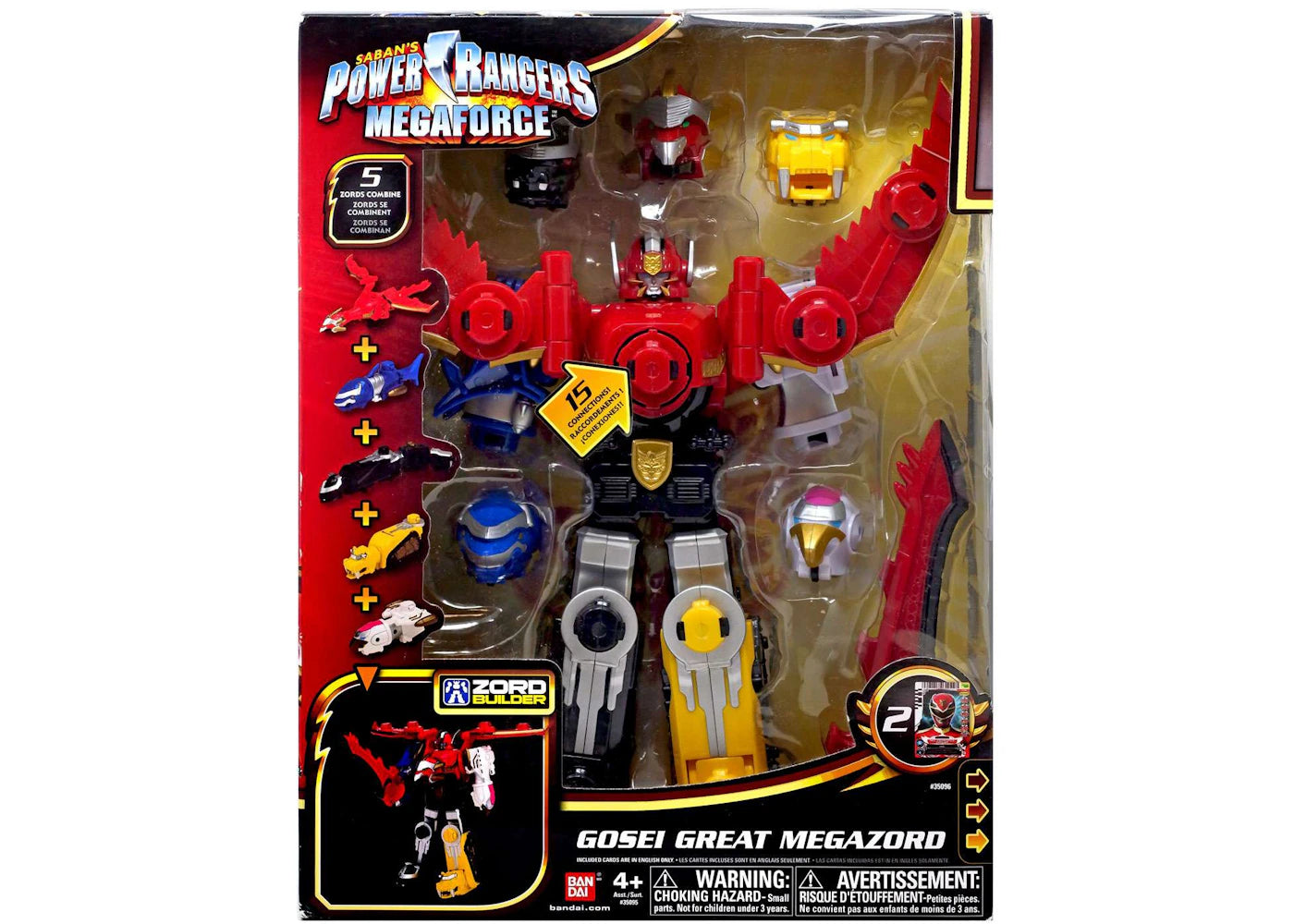 Bandai America Power Rangers Deluxe Gosei Great Megazord Action Figure