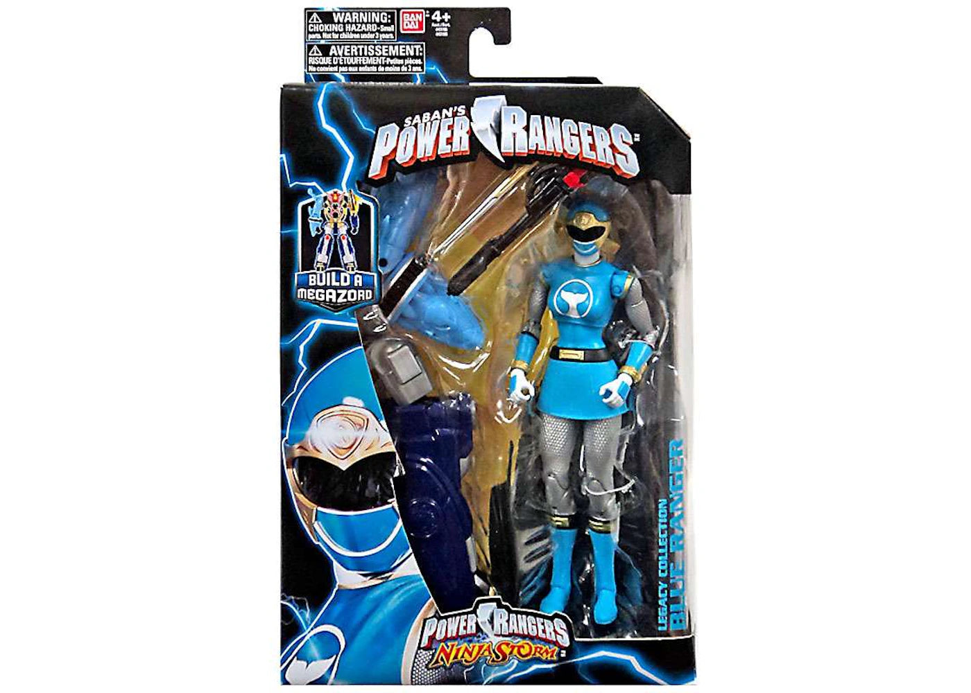 Bandai America Power Rangers Legacy Build A Megazord Blue Ranger NS Action Figure
