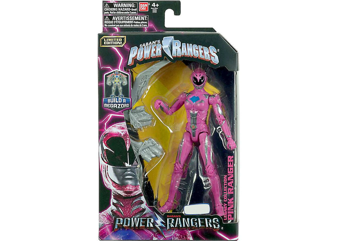 Bandai America Power Rangers Legacy Build A Megazord Pink Ranger Movie Toys 'R Us Exclusive Action Figure