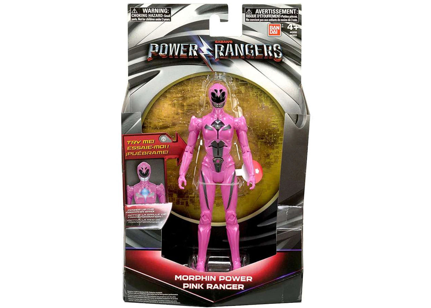 Bandai America Power Rangers Morphin Grid Pink Ranger Action Figure ...