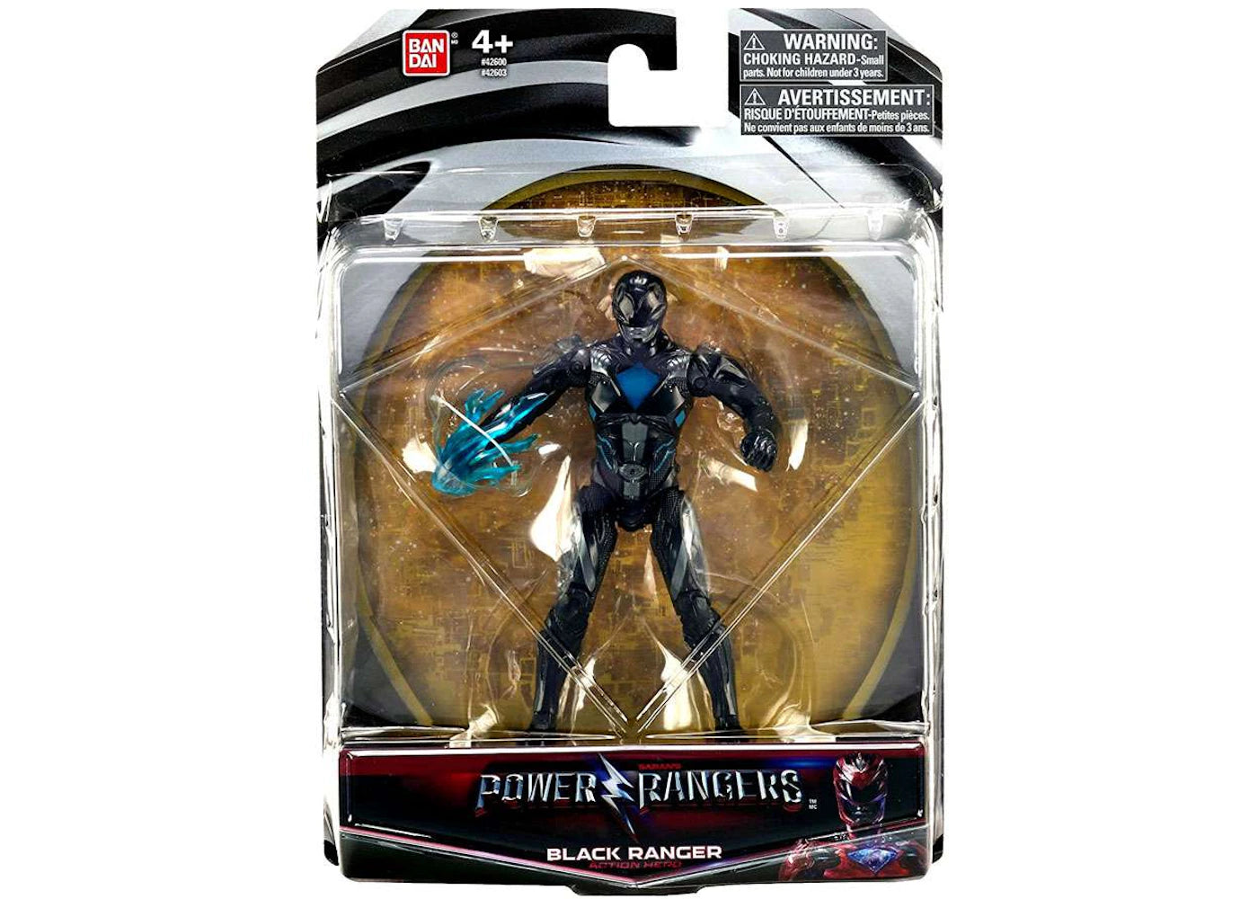 Bandai America Power Rangers Movie Black Ranger Action Figure