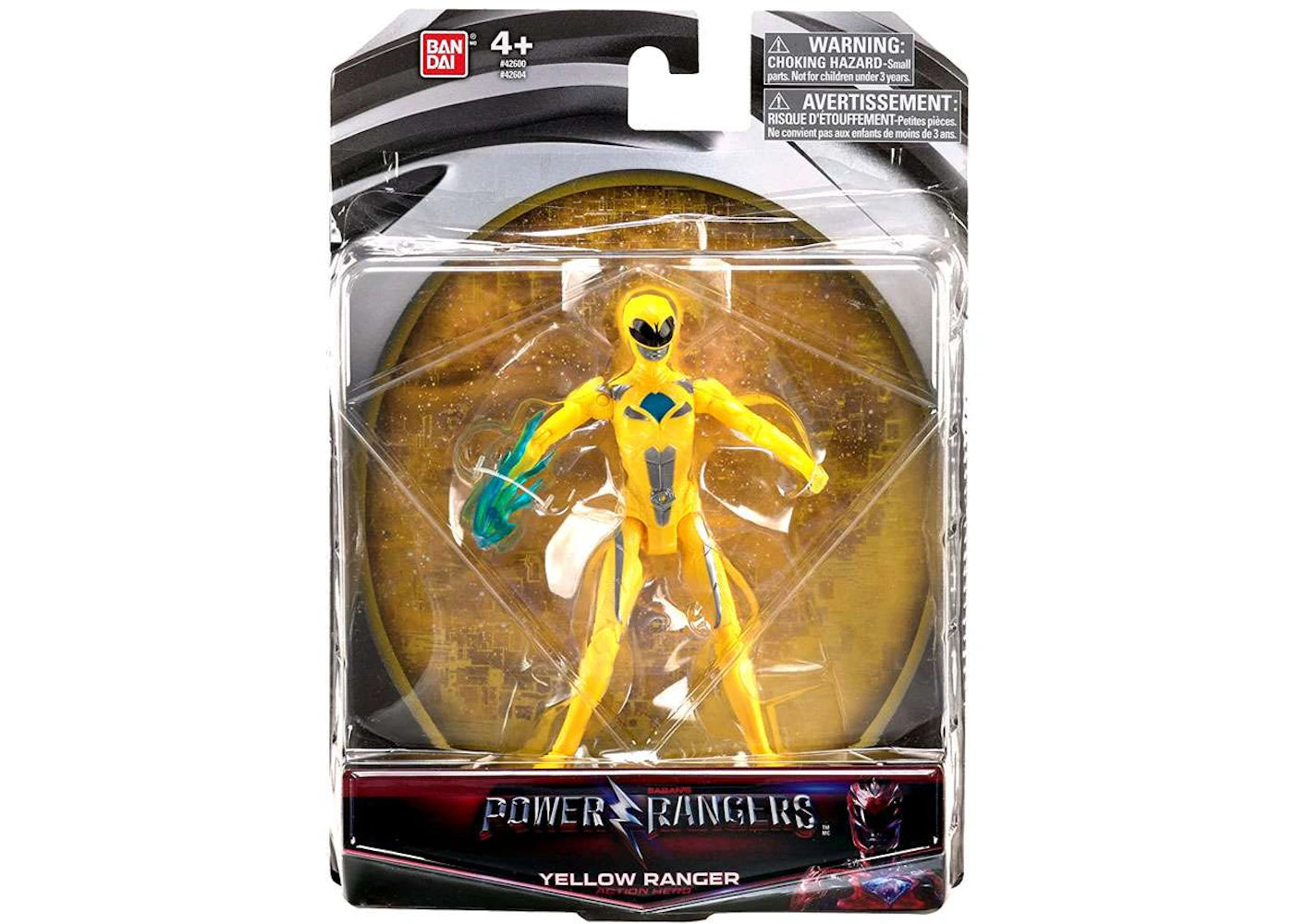 Bandai America Power Rangers Movie Yellow Ranger Action Figure