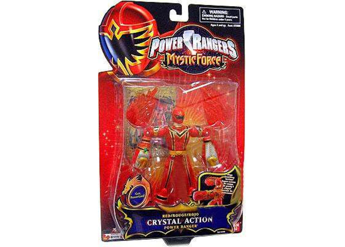 Bandai America Power Rangers Mystic Force Red Crystal Action Power Ran ...