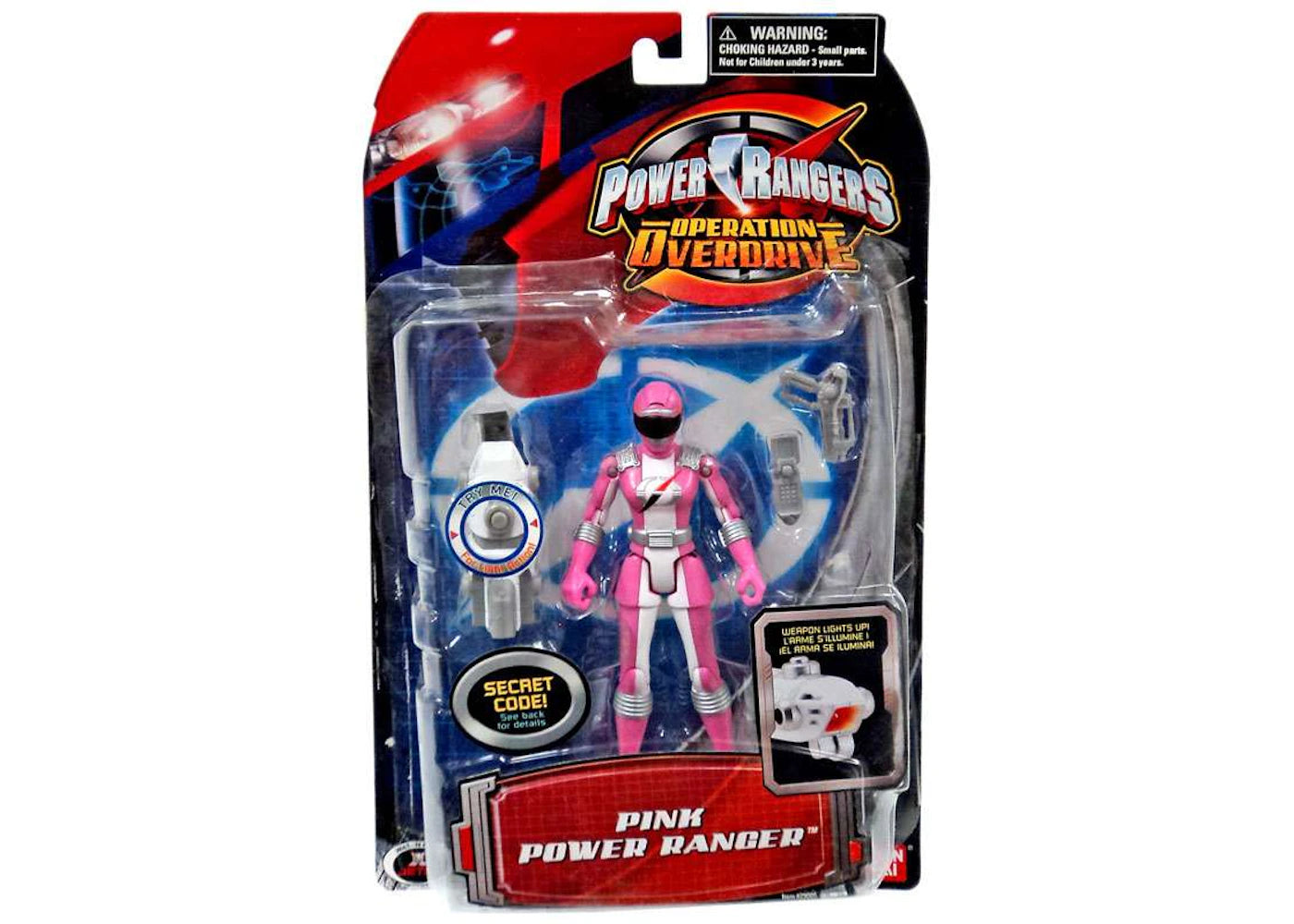 Bandai America Power Rangers Operation Overdrive Pink Power Ranger Act ...