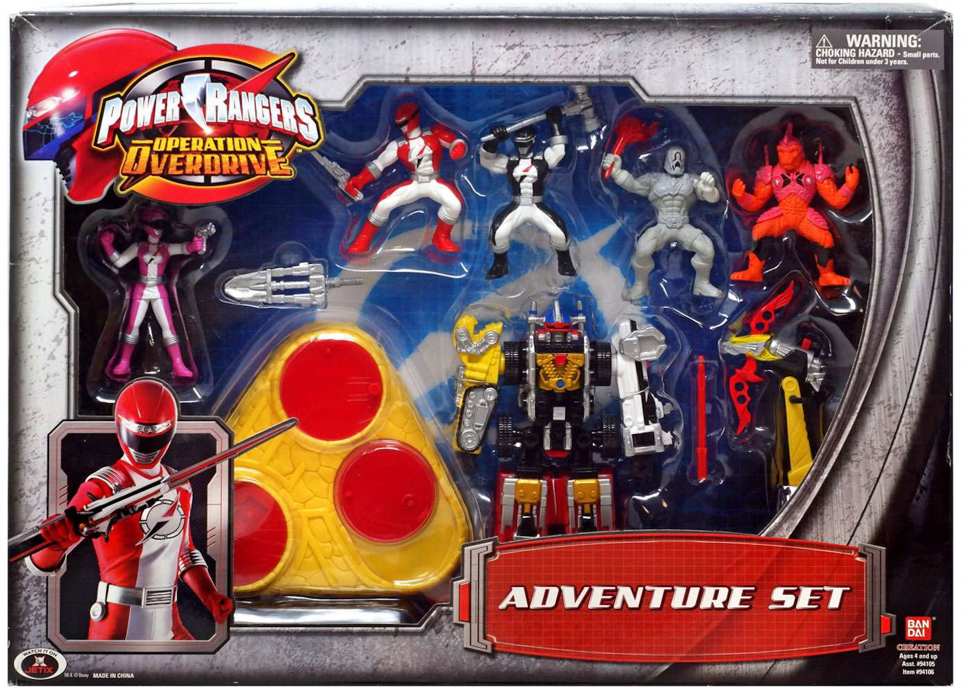 Bandai America Power Rangers Operation Overdrive Power Rangers Adventu ...