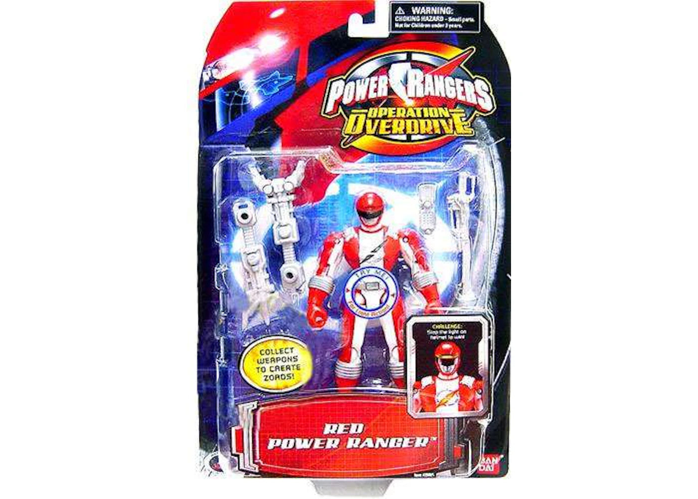 Bandai America Power Rangers Operation Overdrive Red Power Ranger Acti ...