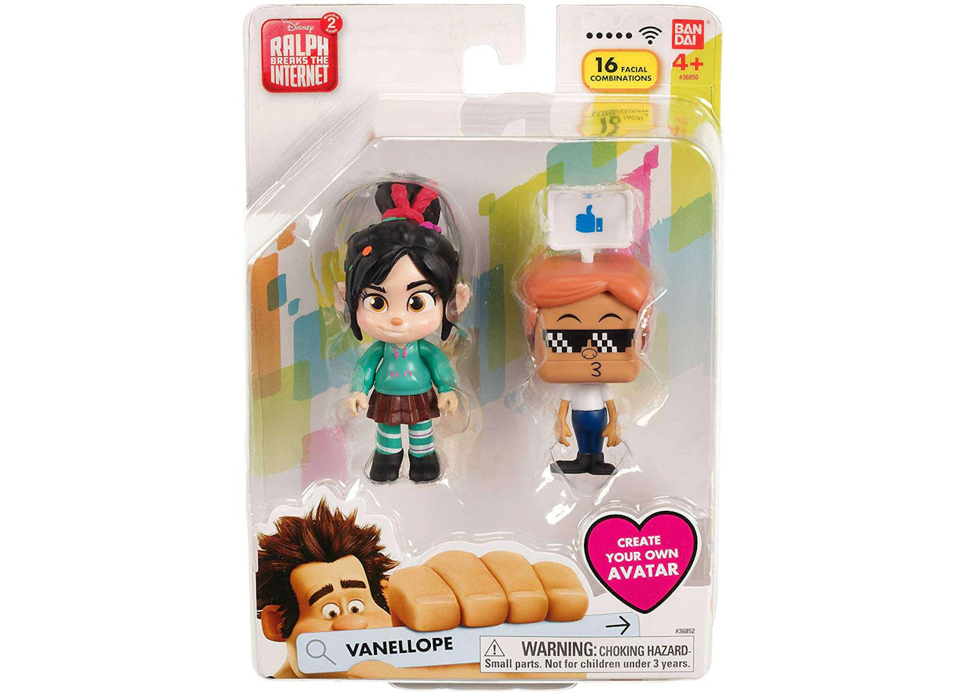 Bandai Disney Wreck-It Ralph 2: Ralph Breaks the Internet Vanellope Action Figure