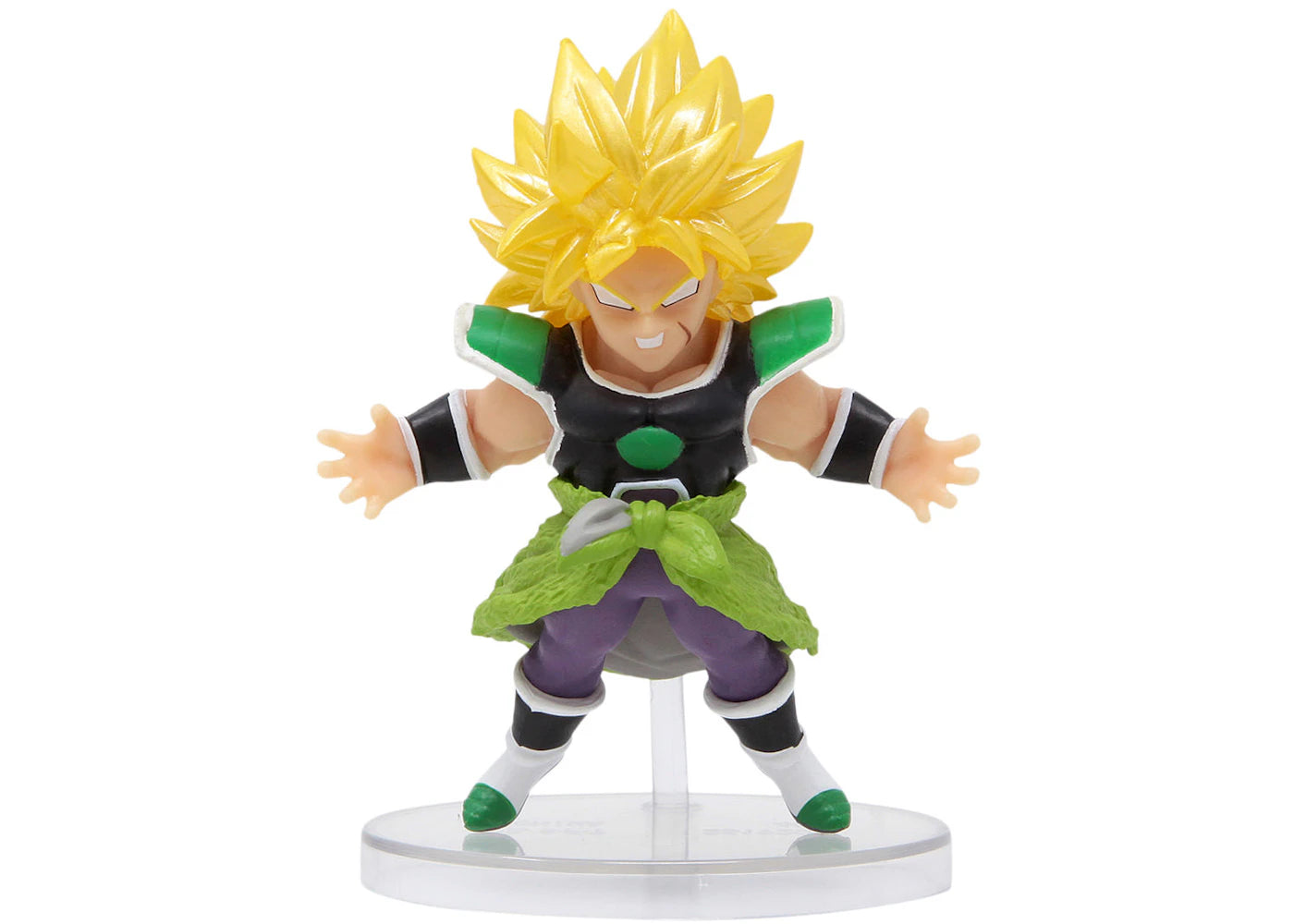 Bandai Dragon Ball Super Dragon Ball Adverge Motion 4 Super Saiyan Broly Action Figure Green
