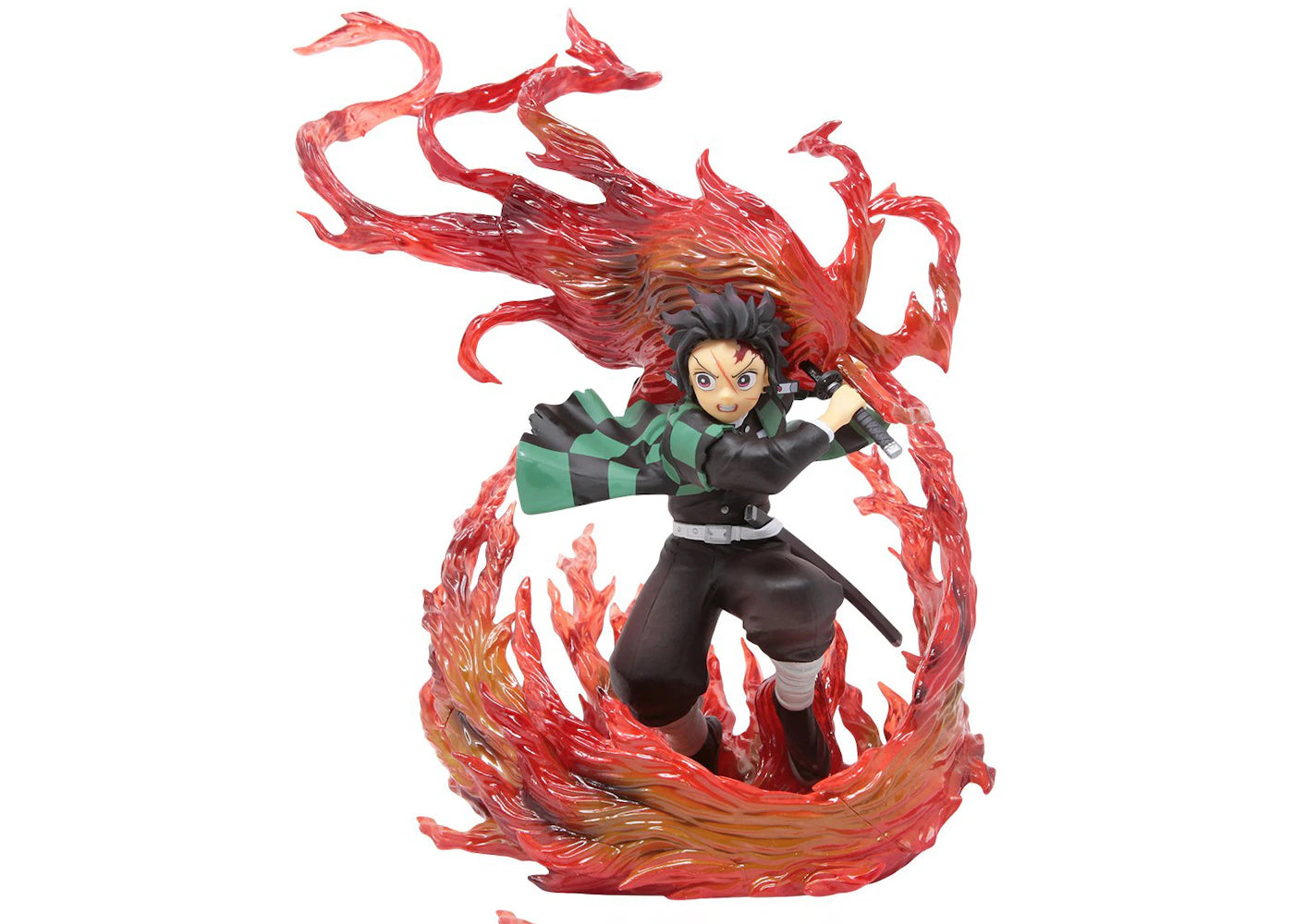 Bandai Figuarts ZERO Demon Slayer Kimetsu No Yaiba Kamado Tanjiro Hinokami Kagura Action Figure Red