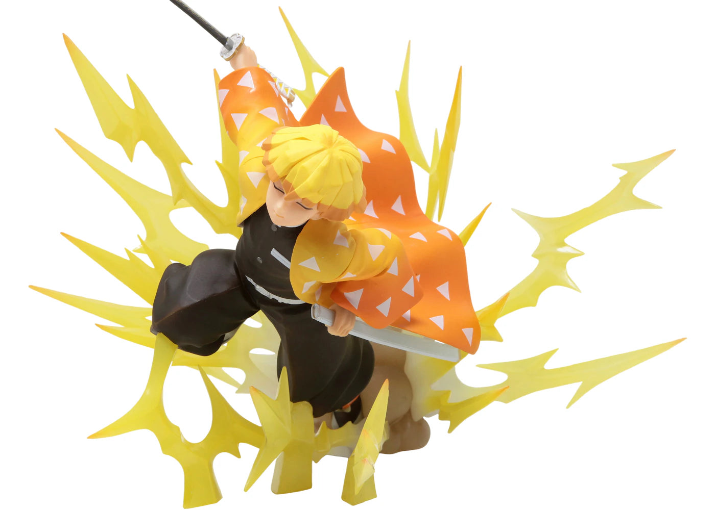 Bandai Figuarts Zero Demon Slayer Agatsuma Zenitsu Thunder Breathing Figure Action Figure Yellow