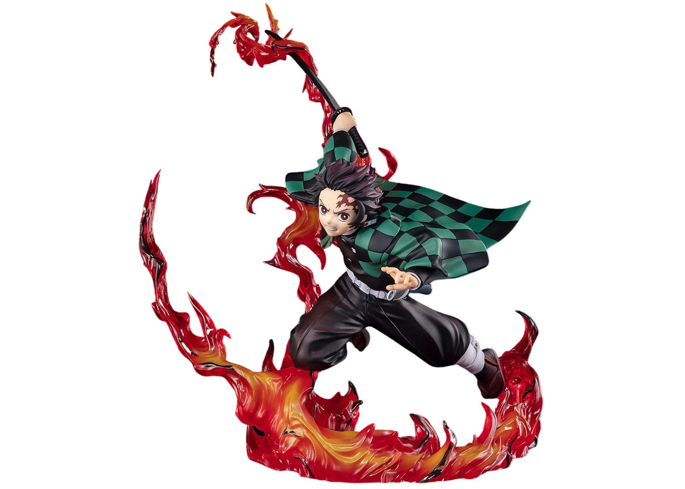 Bandai Figuarts Zero Demon Slayer Tanjiro Kamado Total Concentration Breathing Figure Red