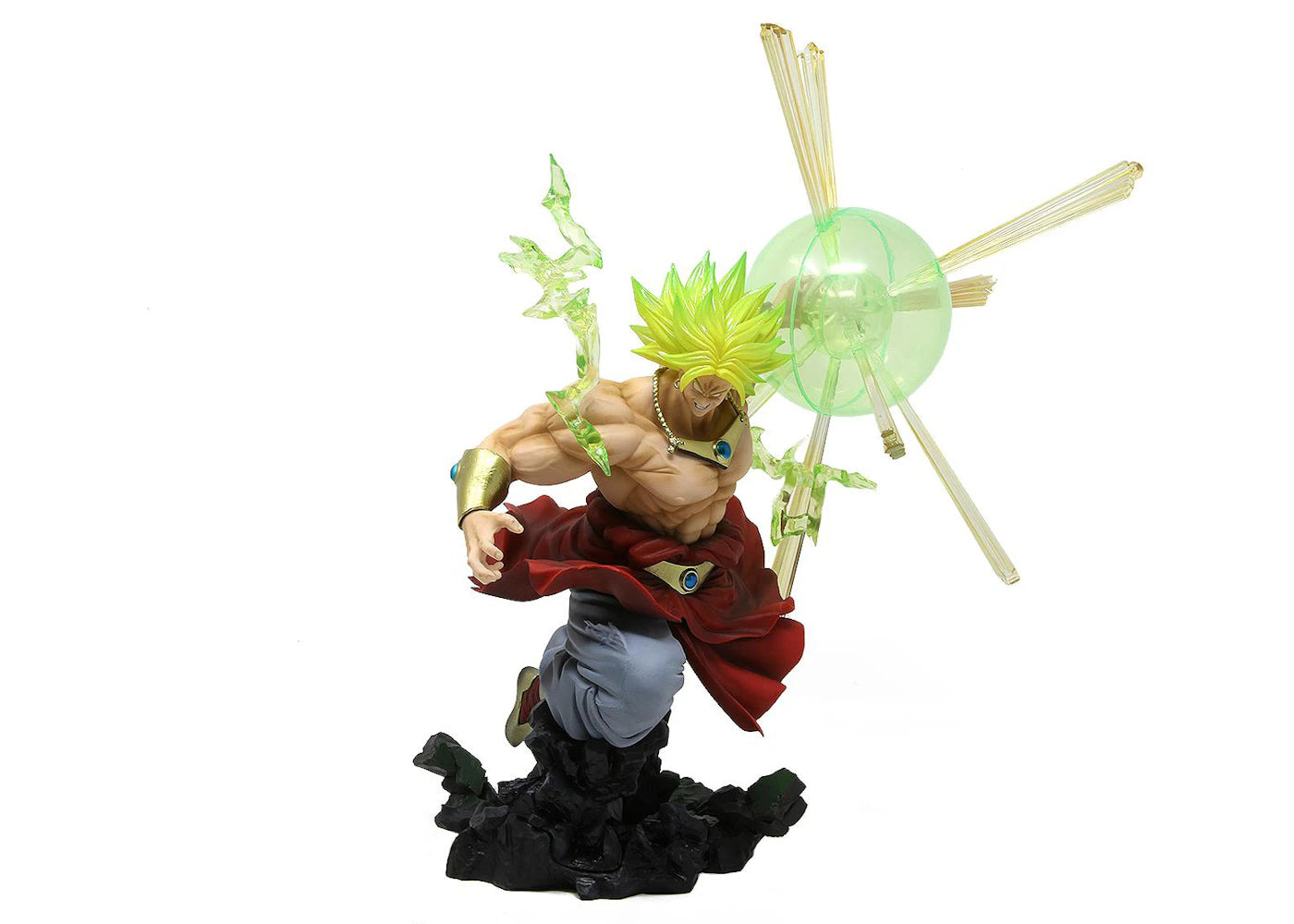 Bandai Figuarts Zero Dragon Ball Z The Burning Battles Super Saiyan Broly Action Figure Tan