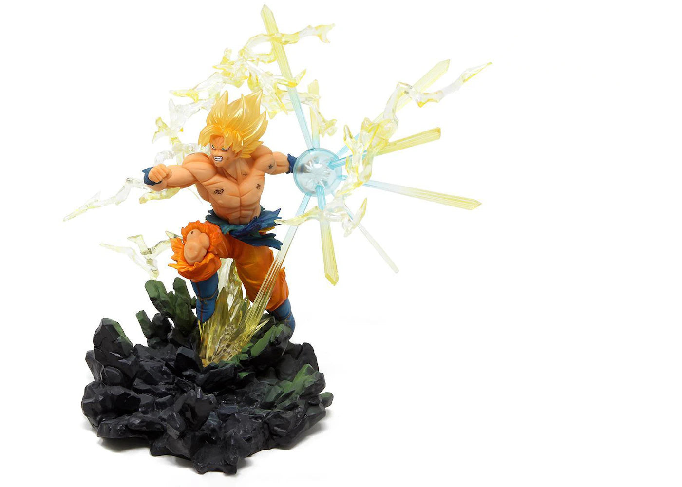 Bandai Figuarts Zero Dragon Ball Z The Burning Battles Super Saiyan Son Goku Action Figure Tan