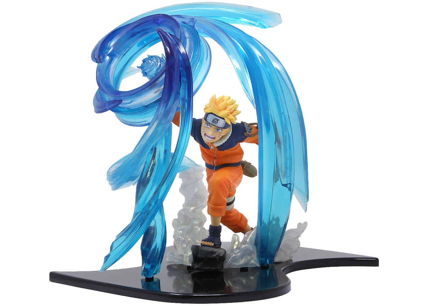 Bandai Figuarts Zero Naruto Shippuden Kizuna Relation Naruto Uzumaki Rasengan Action Figure Blue & Orange
