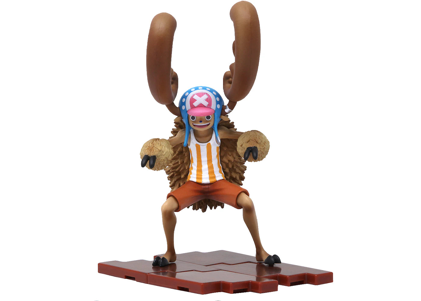 Bandai Figuarts Zero One Piece Cotton Candy Lover Chopper Horn Point Version Action Figure Brown