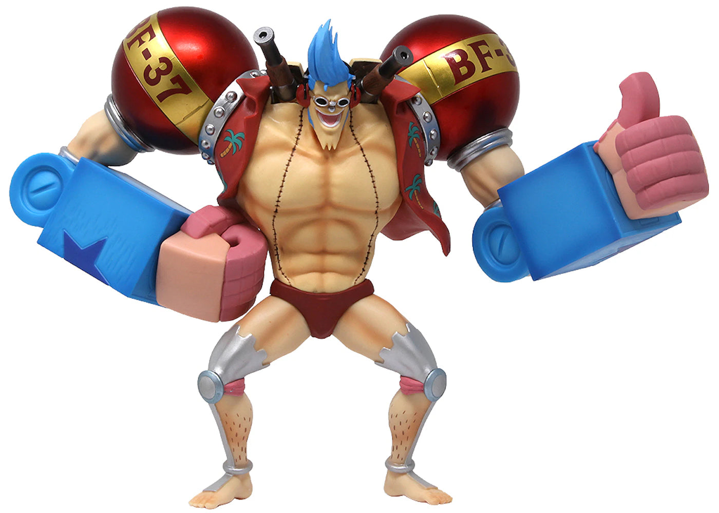 Bandai Figuarts Zero One Piece Cyborg Franky Action Figure Tan