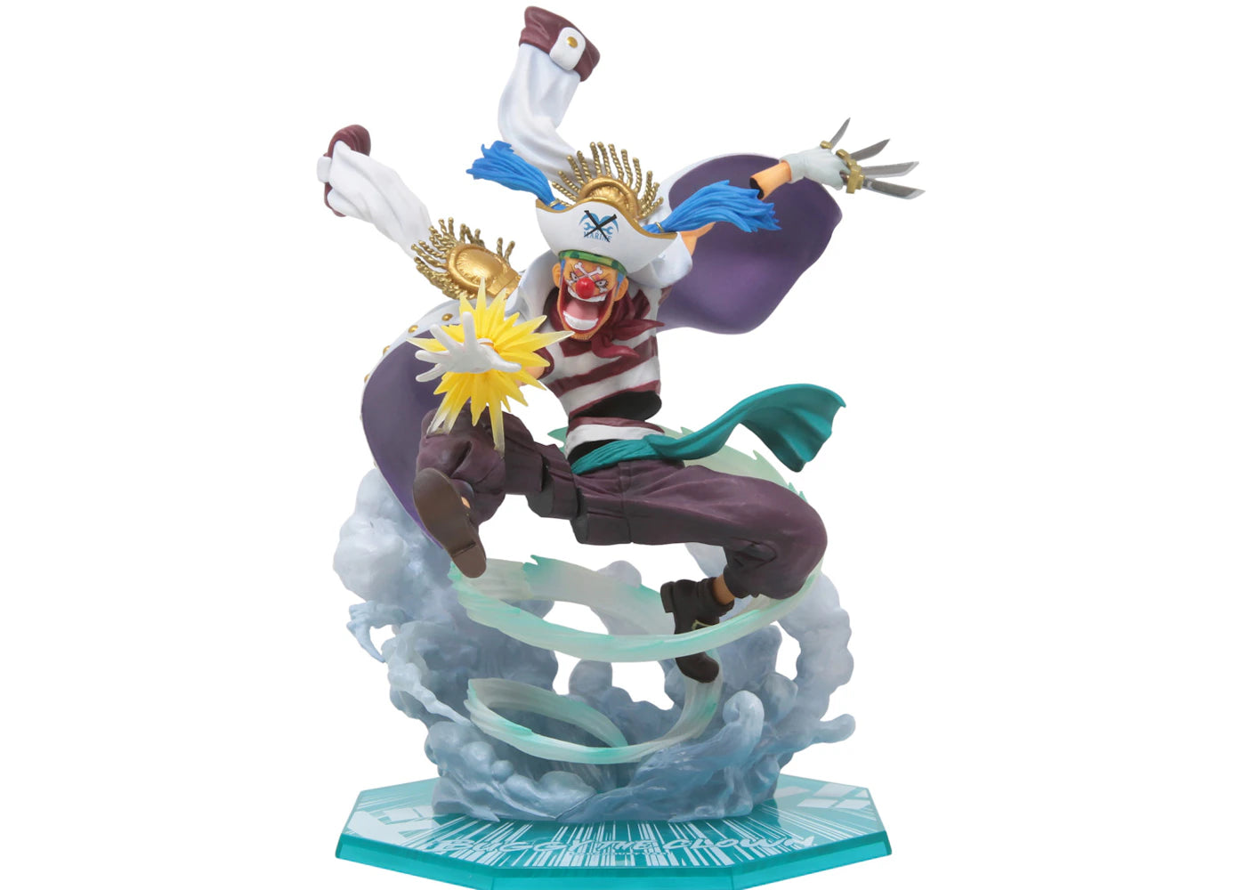 Bandai Figuarts Zero One Piece Extra Battle Buggy the Clown Paramount War Action Figure White