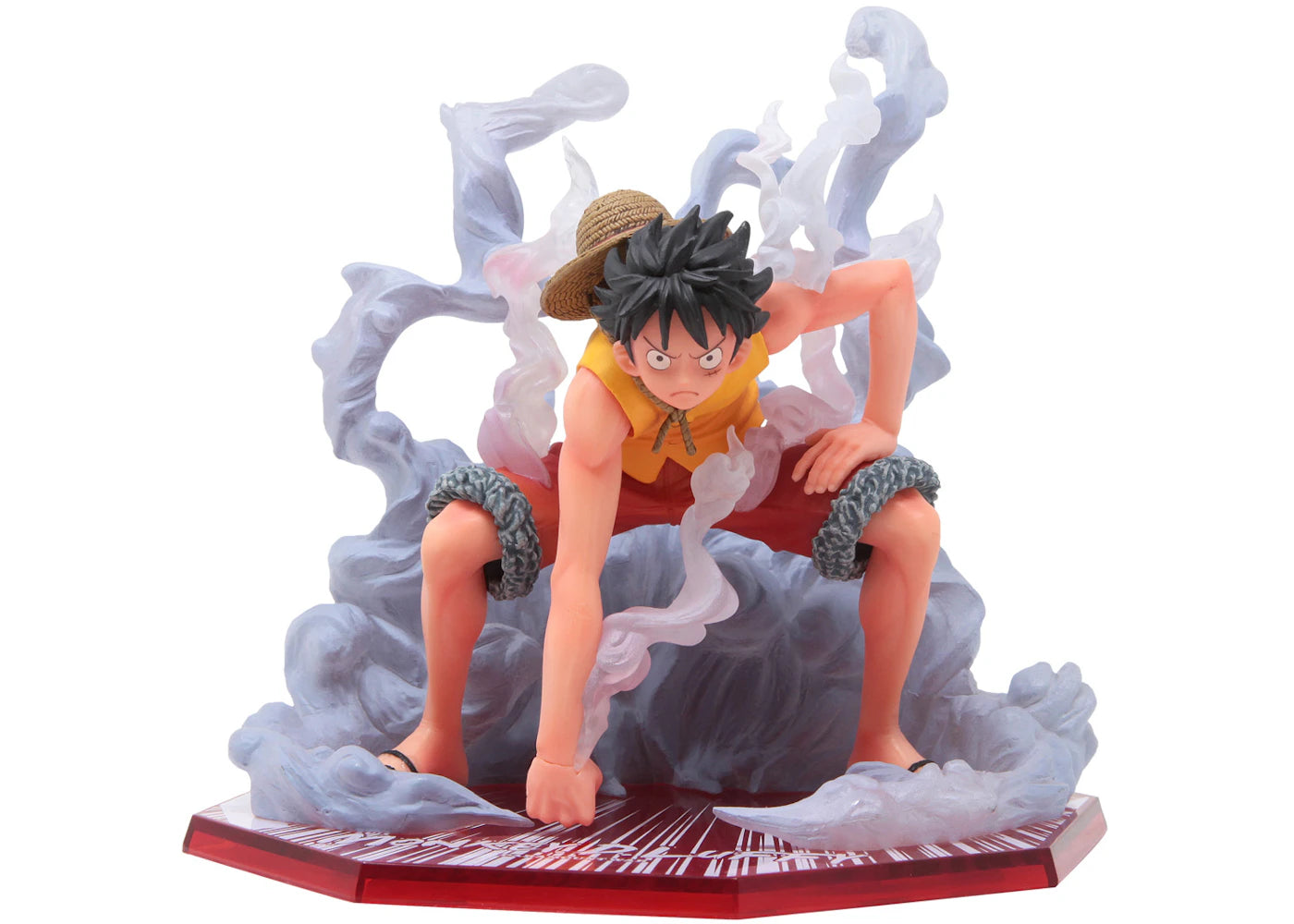 Bandai Figuarts Zero One Piece Extra Battle Monkey D. Luffy Paramount War Action Figure Yellow