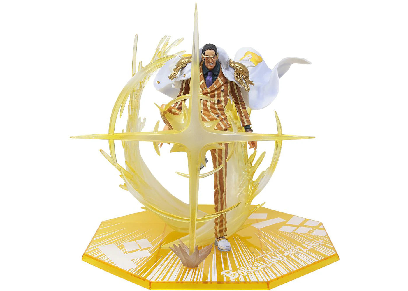 Bandai Figuarts Zero One Piece The Three Admirals Borsalino Kizaru Action Figure Yellow
