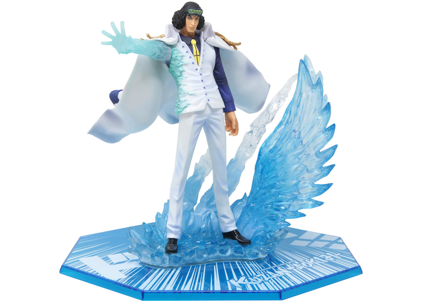 Bandai Figuarts Zero One Piece The Three Admirals Kuzan Aokiji Action Figure White