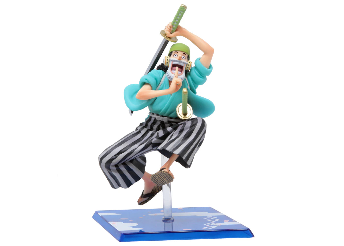 Bandai Figuarts Zero One Piece Usopp Usochachi Action Figure Teal