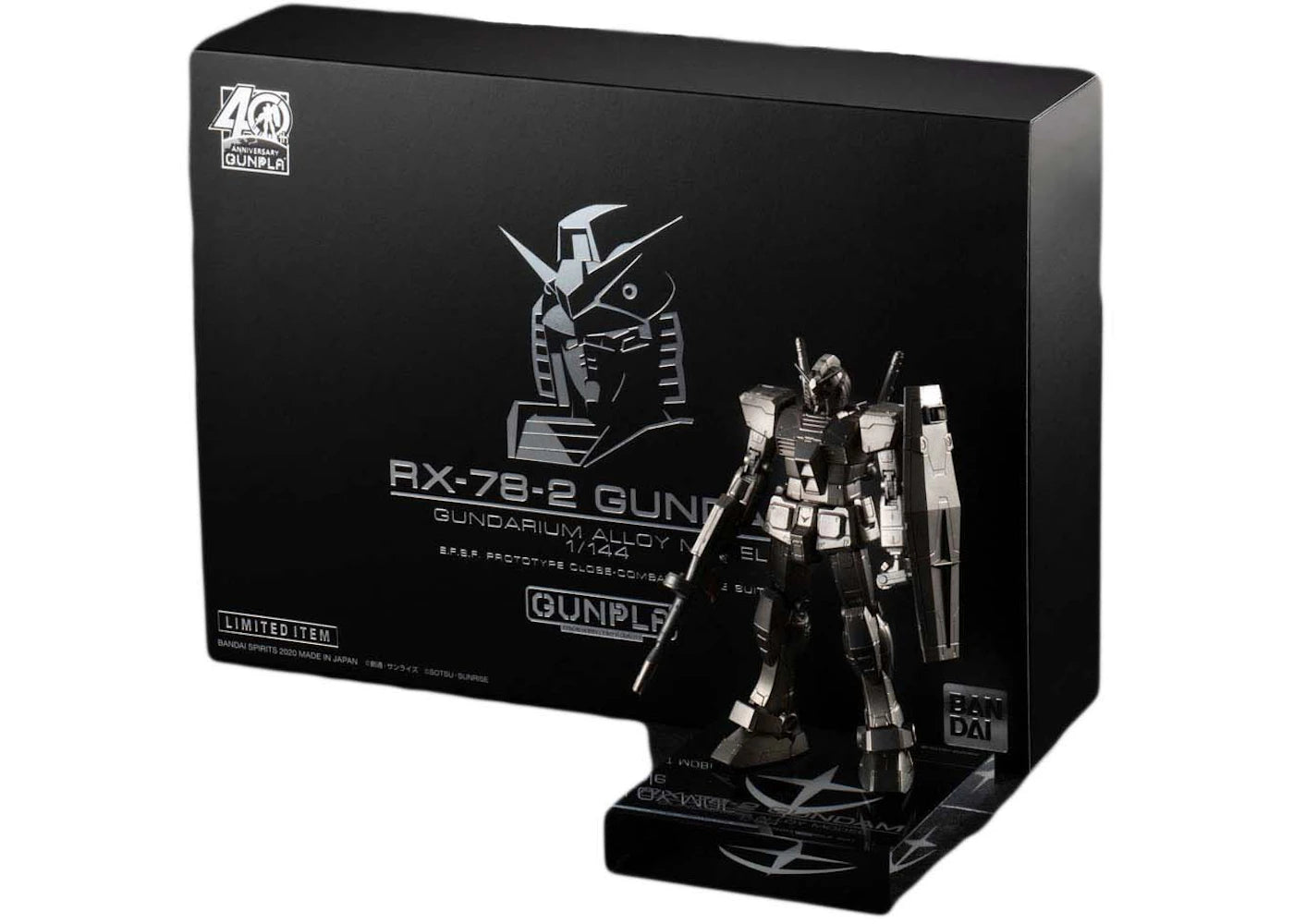 Bandai Gundam 1/144 Scale RX-78-2 Gundarium Alloy Model Figure