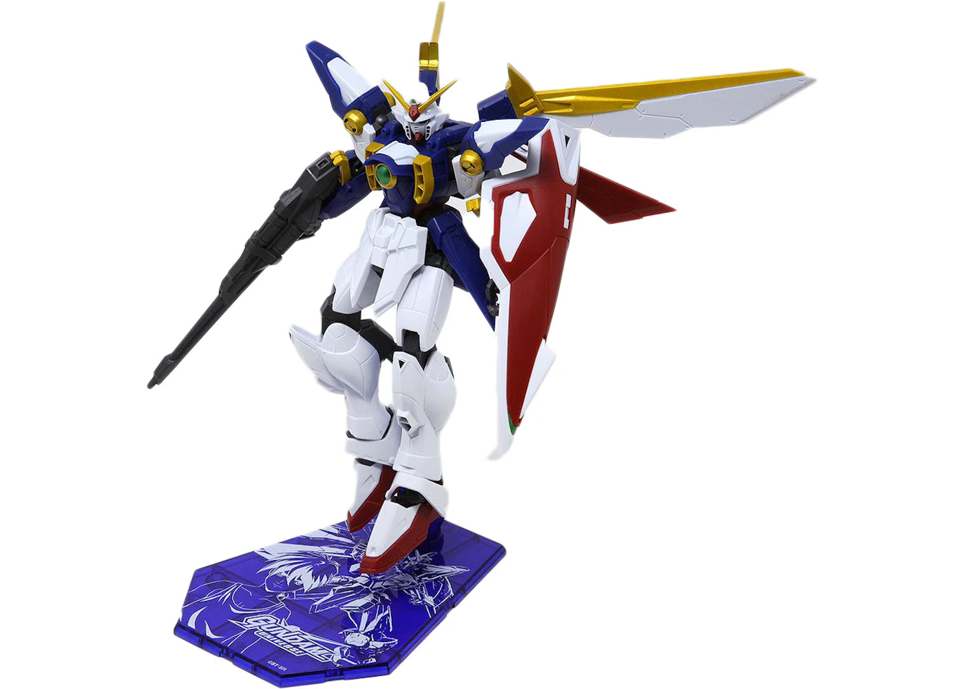 Bandai Gundam Universe GU-02 XXXG-01W Wing Gundam Action Figure White & Navy