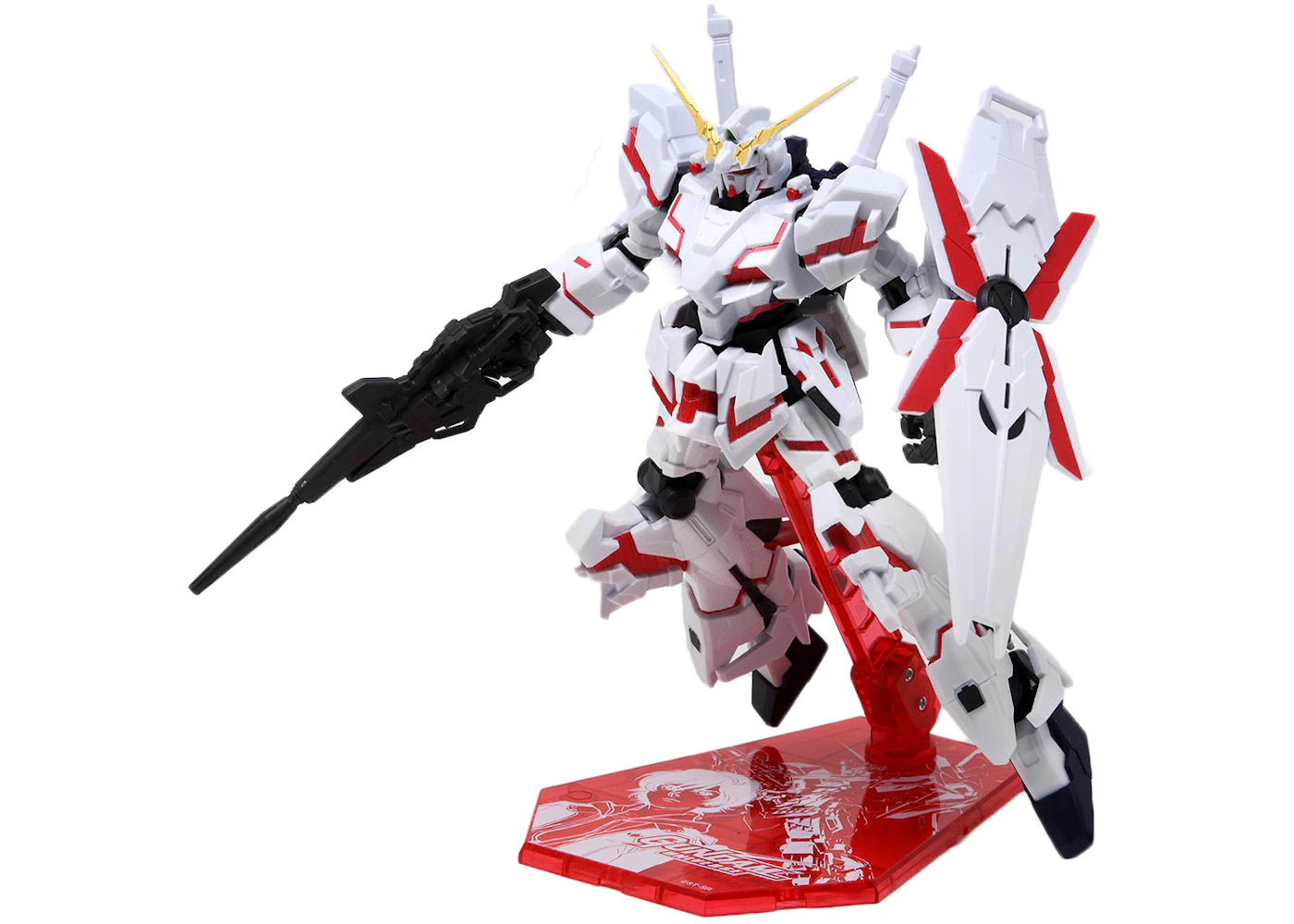 Bandai Gundam Universe GU-03 RX-0 Unicorn Gundam Action Figure White