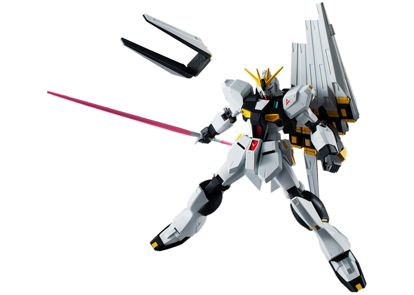 Bandai Gundam Universe Mobile Suit Gundam Char's Counterattack RX-93 v Gundam Action Figure White