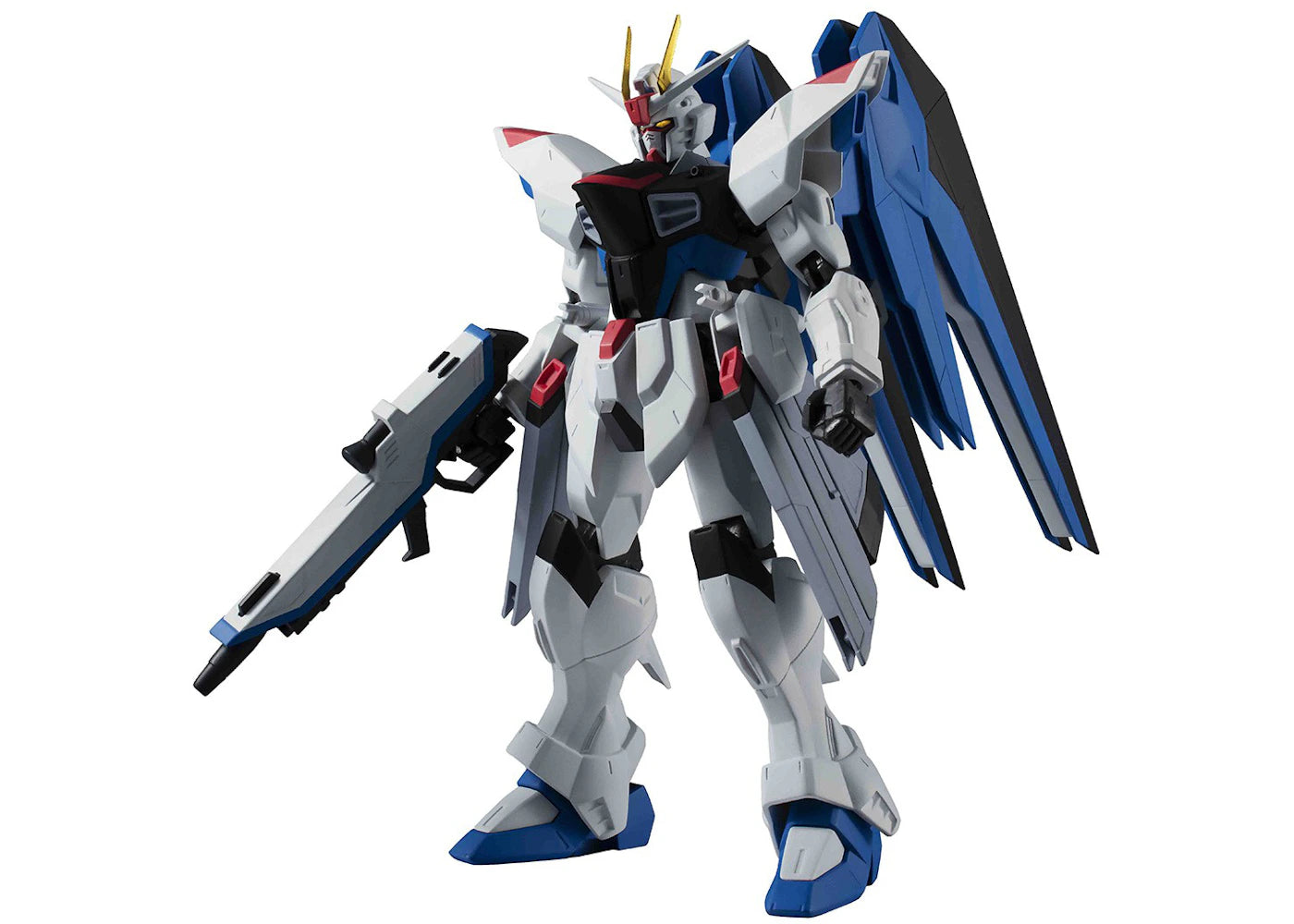 Bandai Gundam Universe Mobile Suit Gundam Seed Zgmf-X10A Freedom Gundam Figure (Blue) Figure Blue