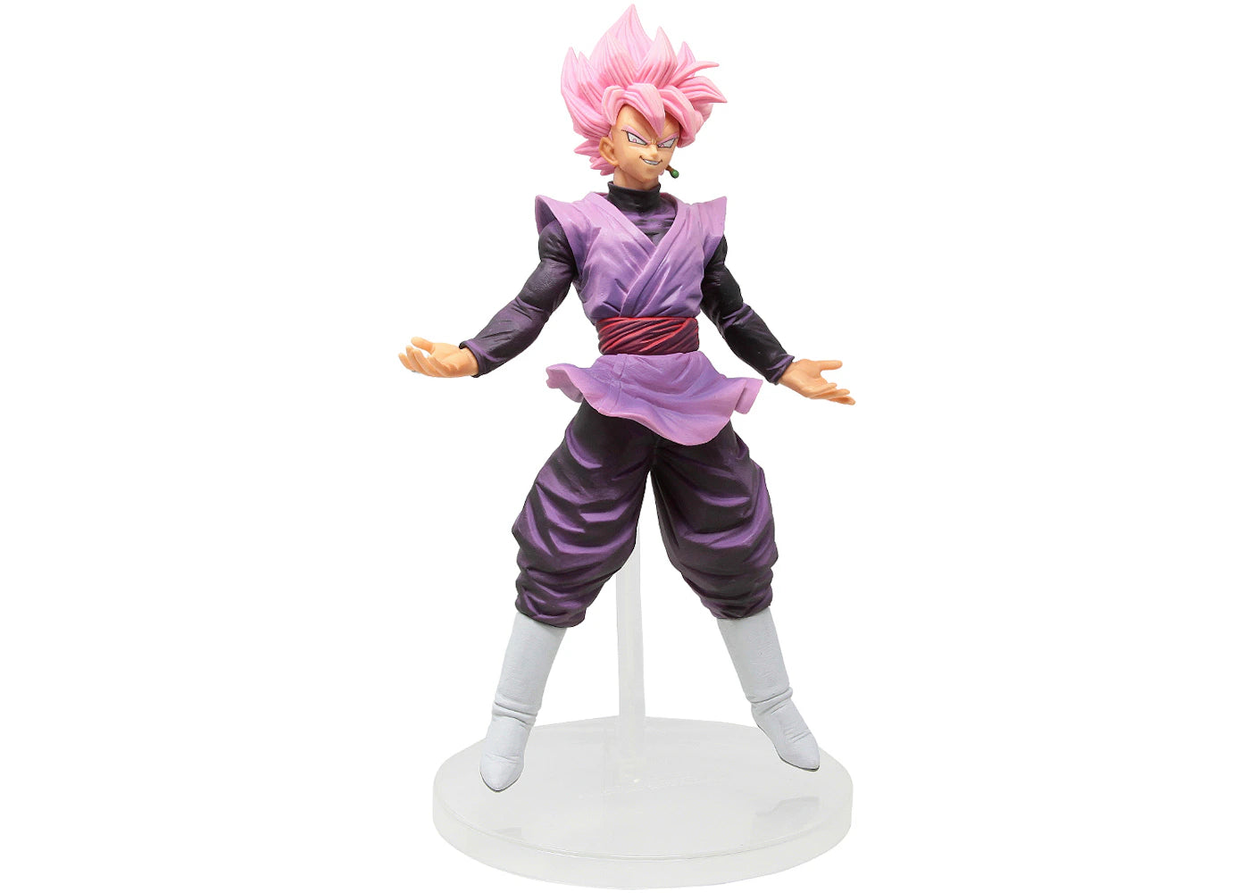 Bandai Ichiban Kuji Dragon Ball Dokkan Battle Goku Black Super Saiyan Rose Figure Action Figure Pink