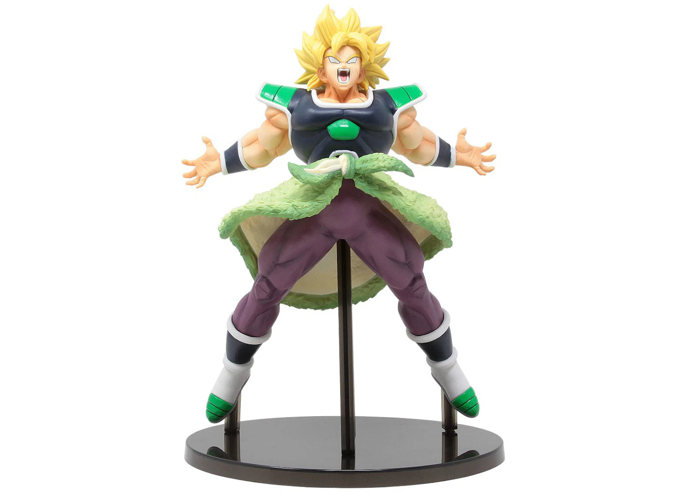 Bandai Ichiban Kuji Dragon Ball Super Saiyan Broly Rising Fighters Action Figure Green