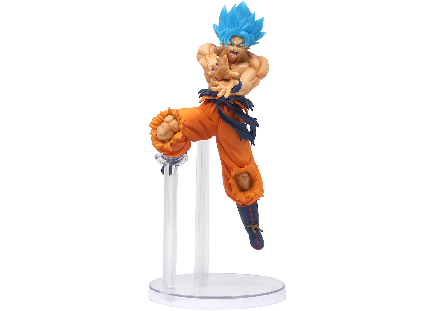 Bandai Ichiban Kuji Dragon Ball Super Saiyan God SS Son Goku Action Figure Blue