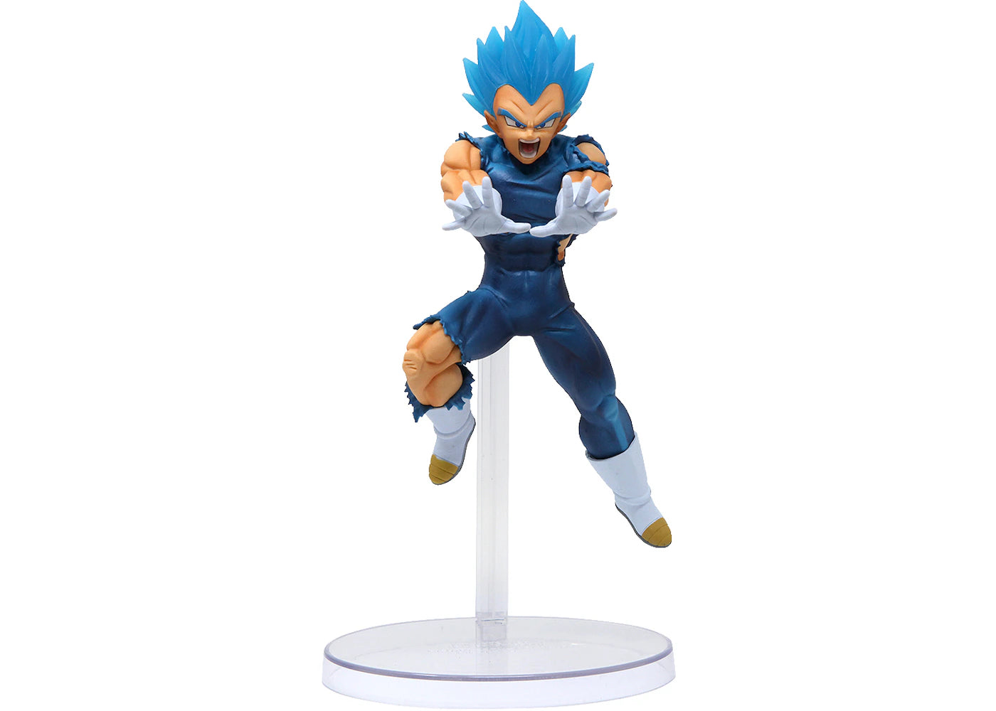 Bandai Ichiban Kuji Dragon Ball Super Saiyan God SS Vegeta Action Figure Blue