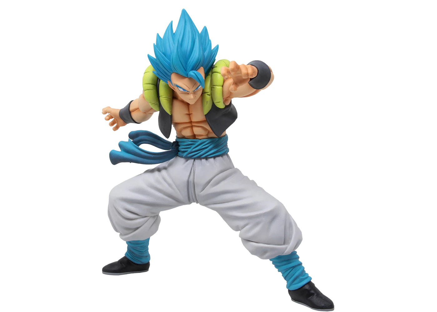 Bandai Ichiban Kuji Dragon Ball Super Saiyan God Super Saiyan Gogeta Ultimate Version Action Figure Blue