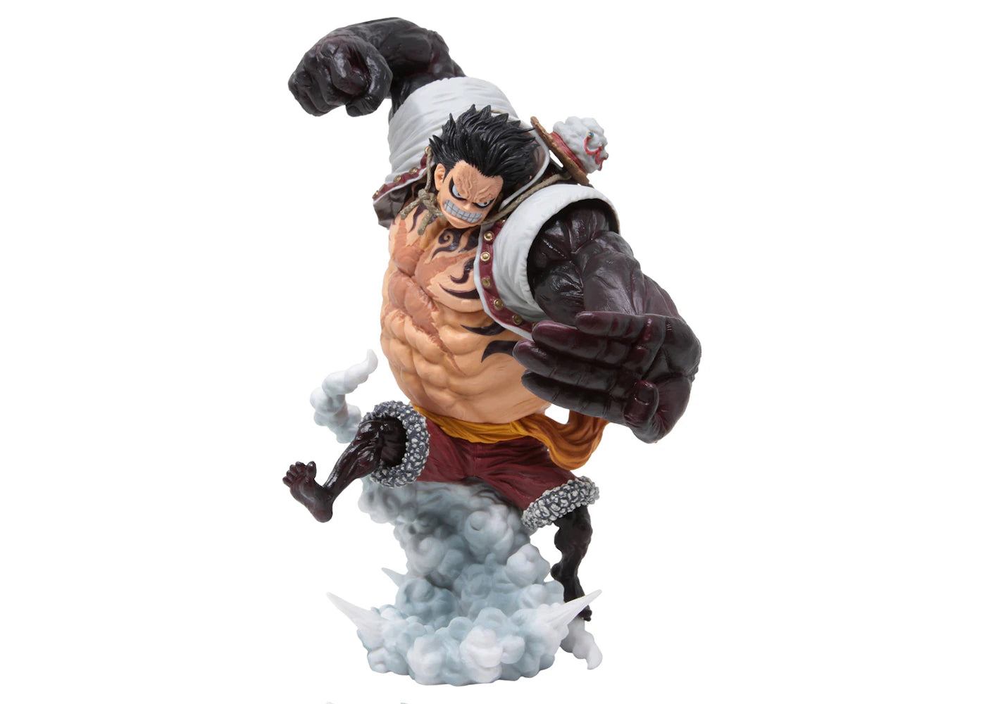 Bandai Ichiban Kuji One Piece Luffy Gear 4 Boundman Battle Memories Action Figure Tan