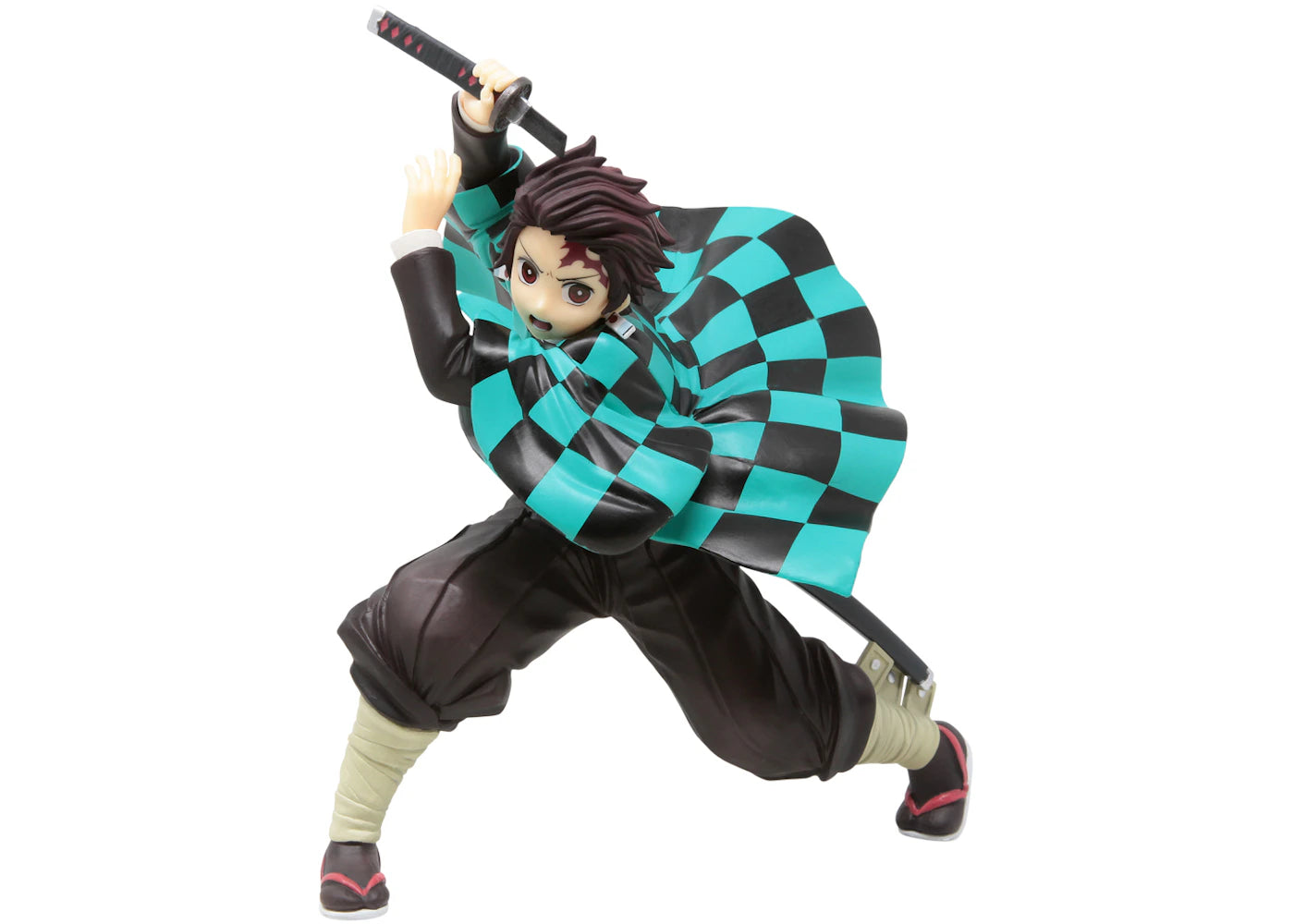 Bandai Ichibansho Demon Slayer Kimetsu No Yaiba Tanjiro Kamado Variation 2 Action Figure Green