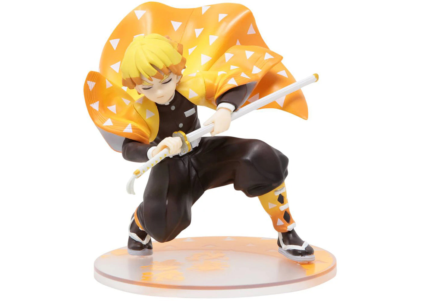 Bandai Ichibansho Demon Slayer Kimetsu No Yaiba Zenitsu Agatsuma The Third Action Figure Orange