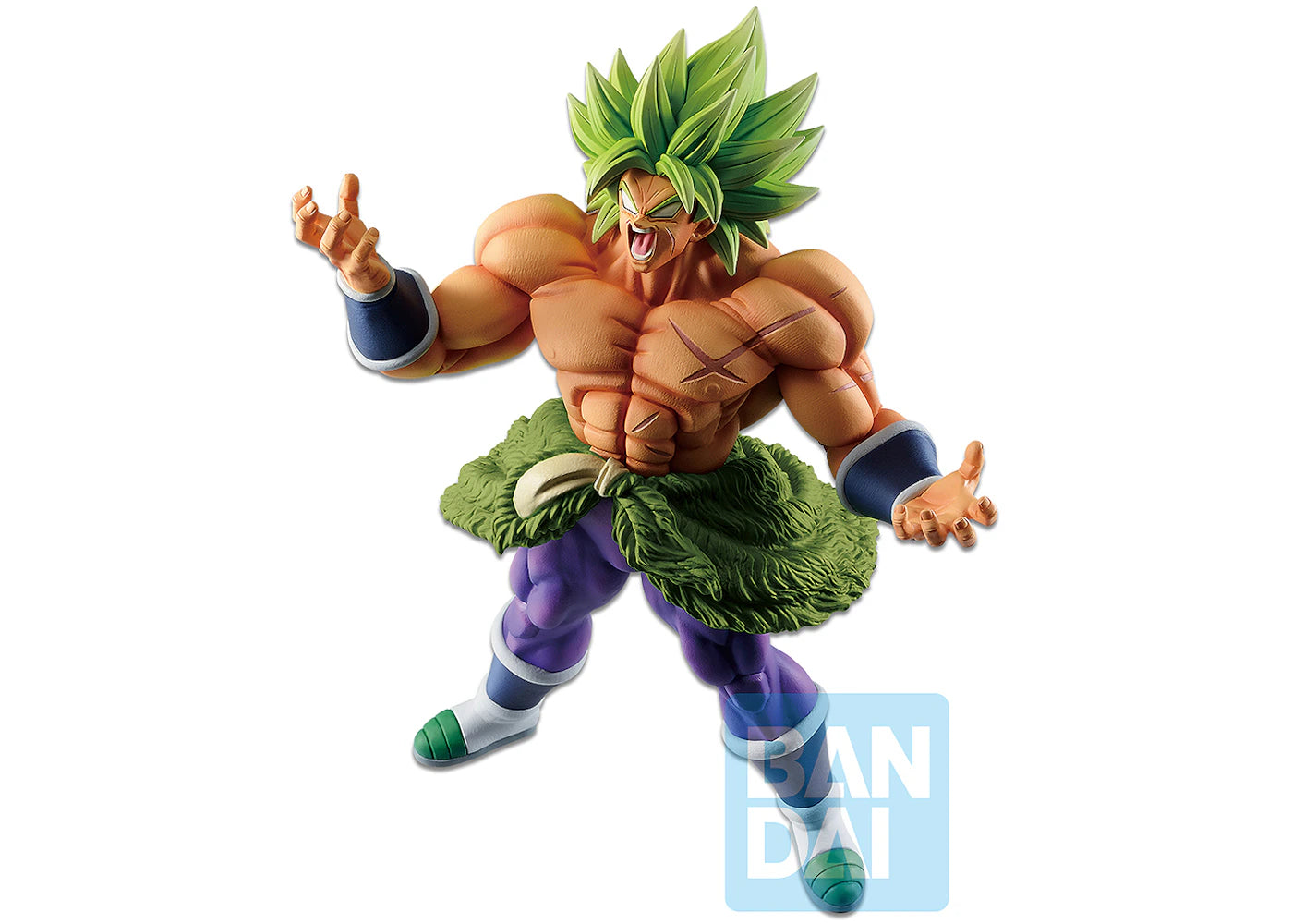 Bandai Ichibansho Dragon Ball Vs Omnibus Z Full Power Super Saiyan Broly Action Figure Green
