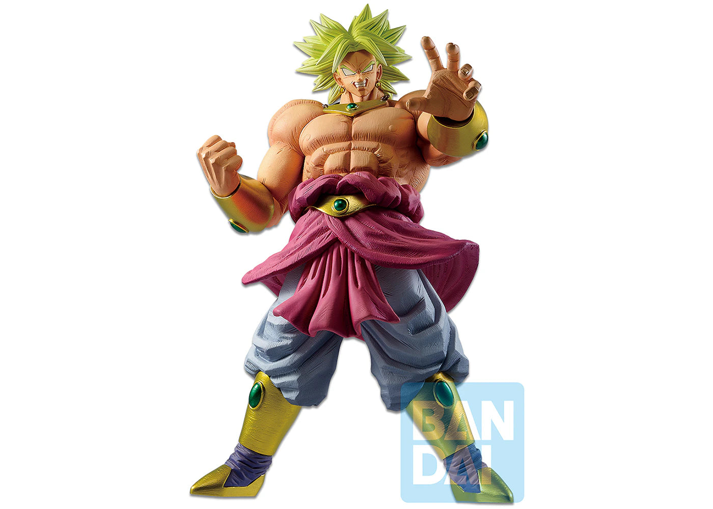 Bandai Ichibansho Dragon Ball Vs Omnibus Z Legendary Super Saiyan Broly Action Figure Red