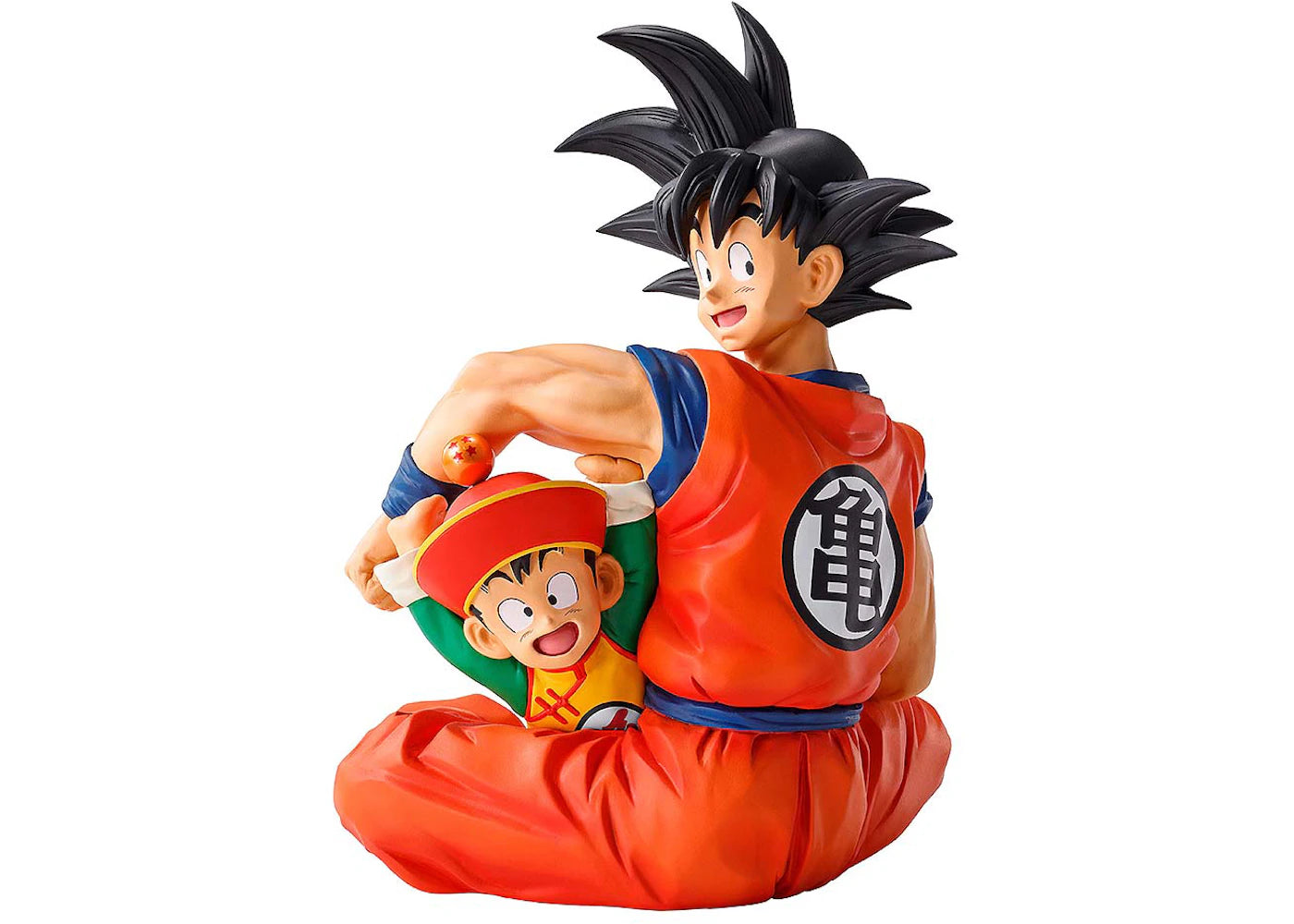 Bandai Ichibansho Dragon Ball Z Goku And Gohan Action Figure Orange