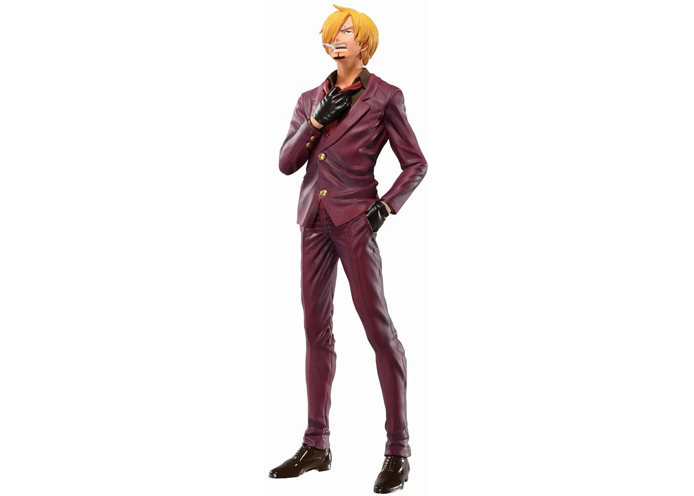 Bandai Ichibansho One Piece Anniversary Sanji Figure Burgundy