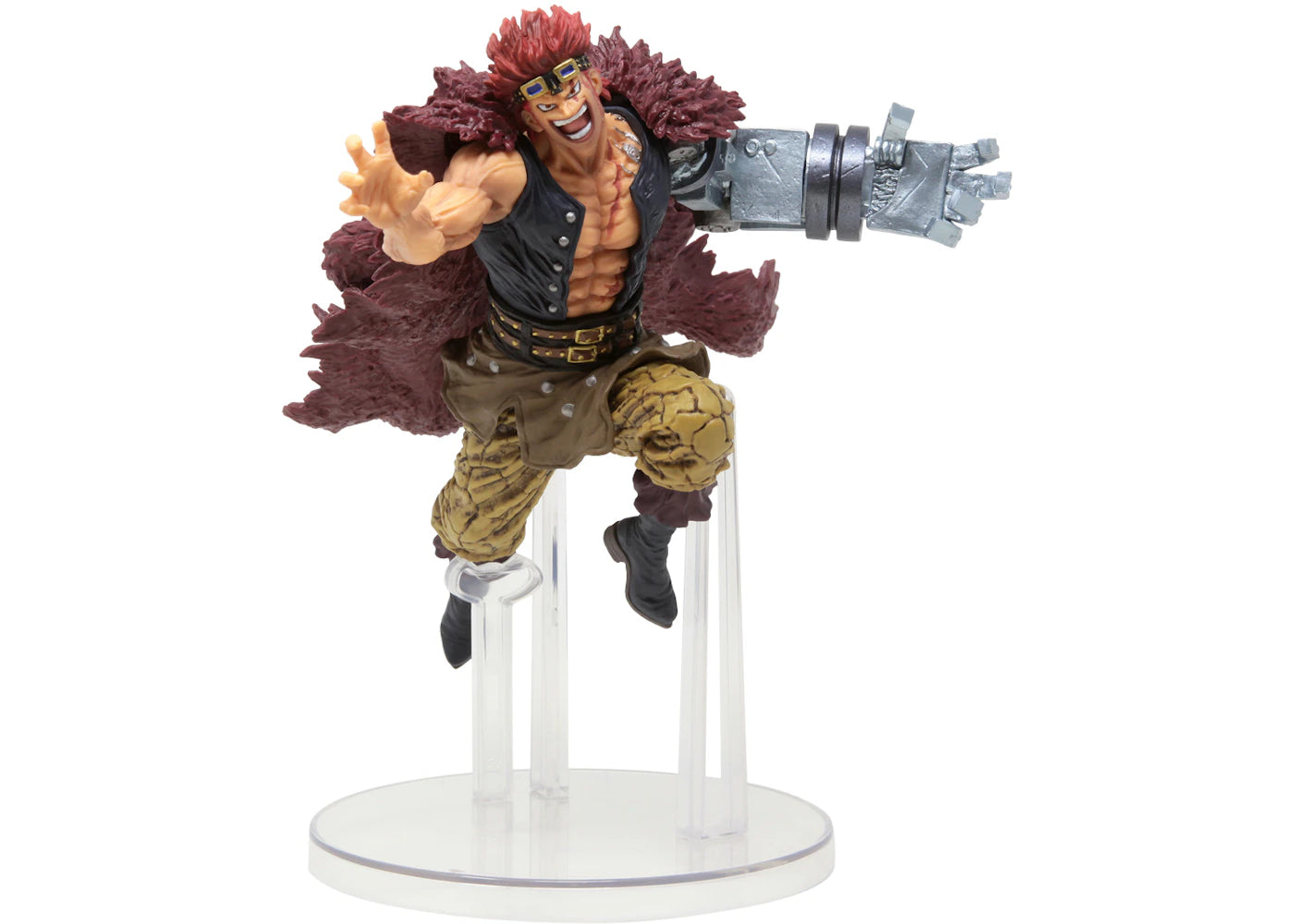 Bandai Ichibansho One Piece Dynamism Of Ha Eustass Kid Action Figure Red