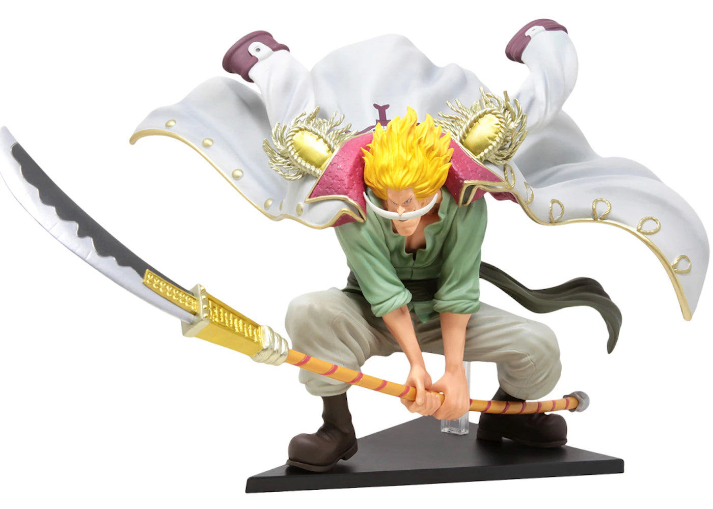 Bandai Ichibansho One Piece Legends Over Time Edward Newgate Action Figure Green & White