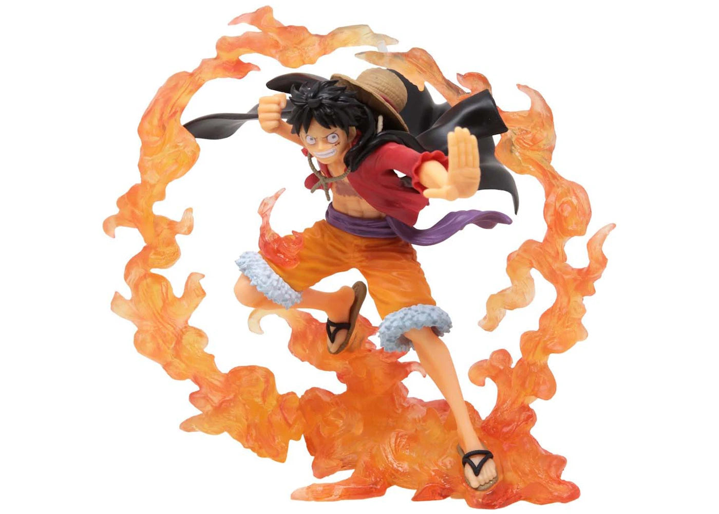 Bandai Ichibansho One Piece Monkey D. Luffy Duel Memories Figure Orange
