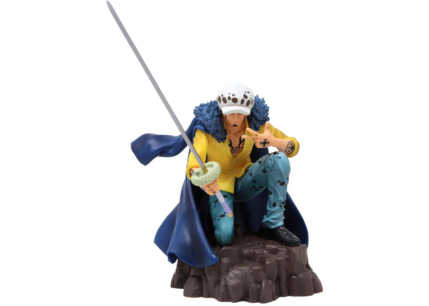 Bandai Ichibansho One Piece Wano Country Third Act Trafalgar Law Figure Blue