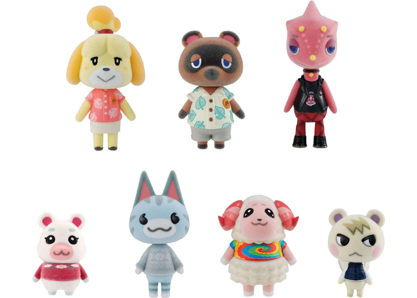 Bandai Japan Animal Crossing Tomodachi Doll Villager Collection Box of 8 Mini Figures