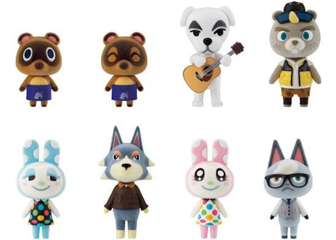 Bandai Japan Animal Crossing Tomodachi Doll Vol 2 Villager Collection Box of 8 Mini Figures
